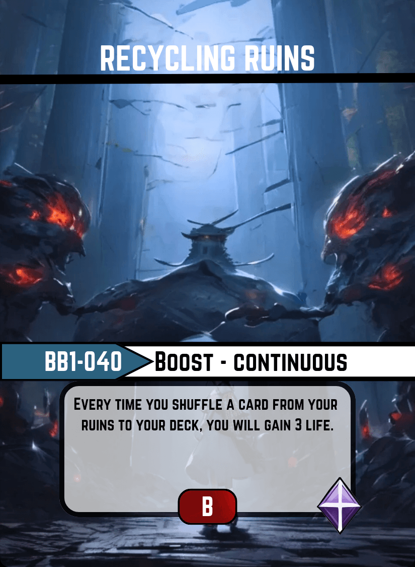 Recycling Ruins card image