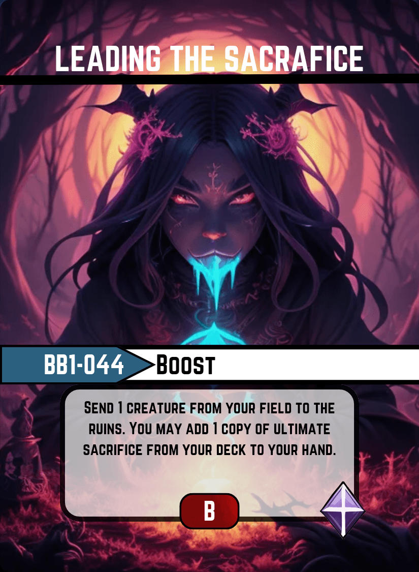Leading the Sacrifice card image