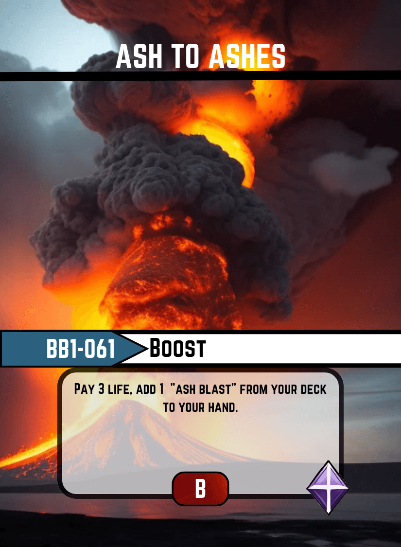 Ash to Ashes card image