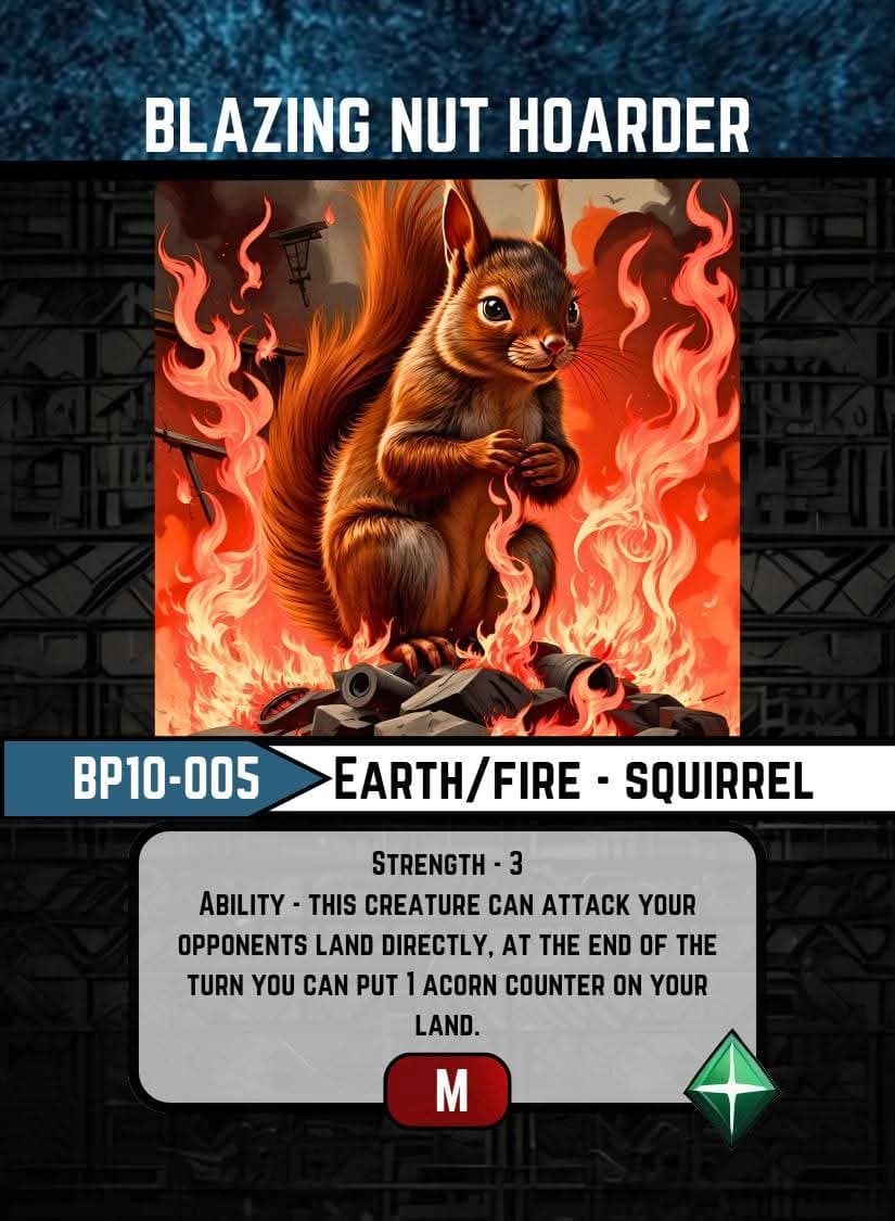 Blazing Nut Hoarder card image