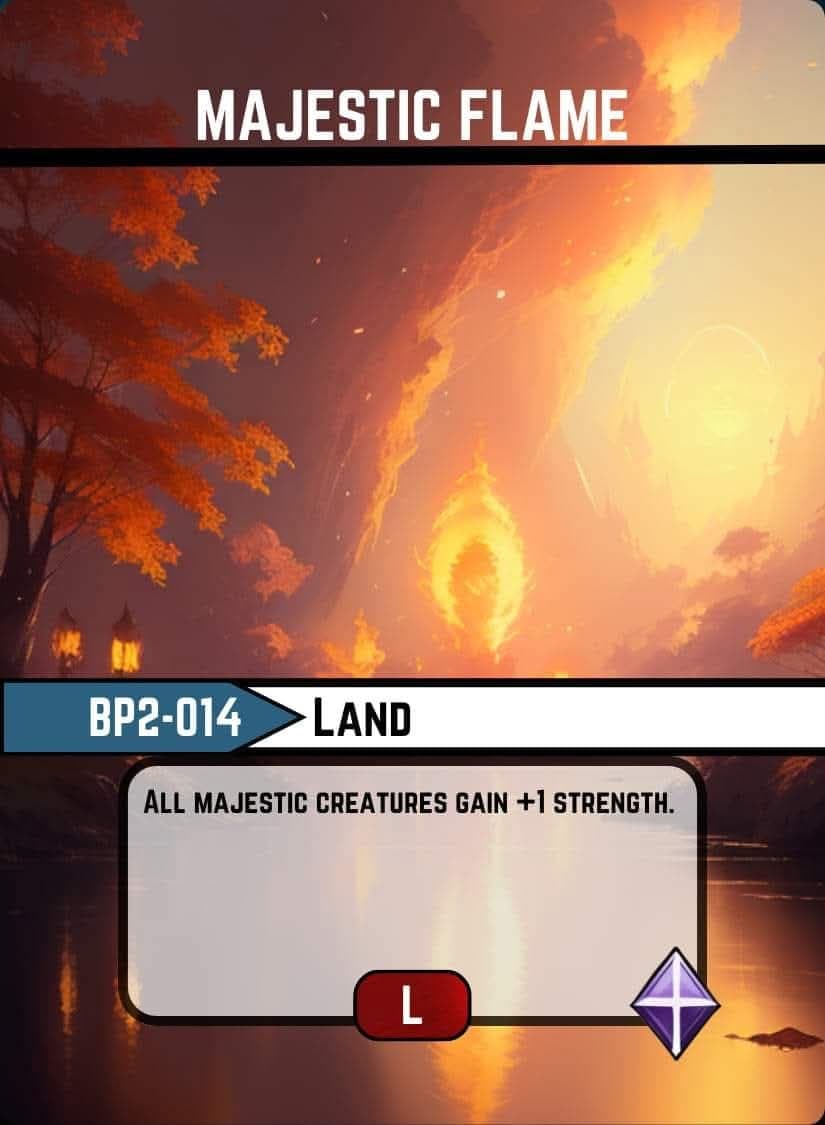 Majestic Flame card image