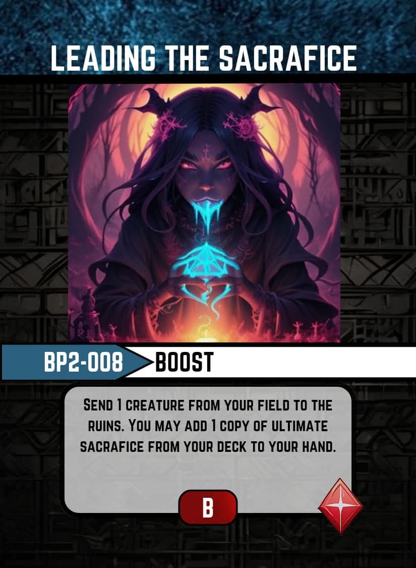 Leading the Sacrifice card image
