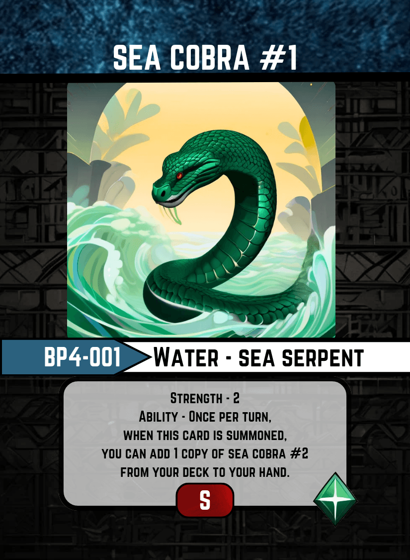 Sea Cobra #1 card image
