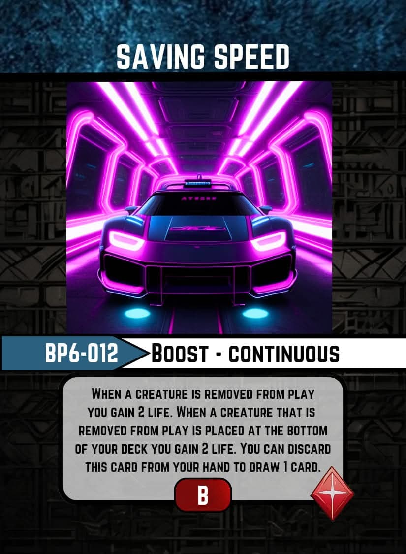 Saving Speed card image