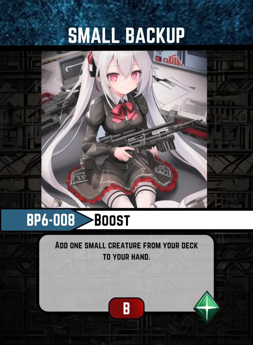 Small Backup card image