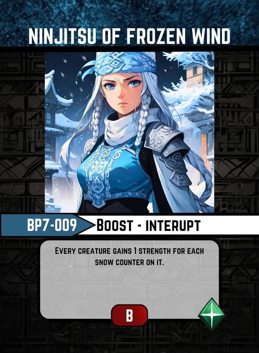 Ninjitsu of Frozen Wind card image