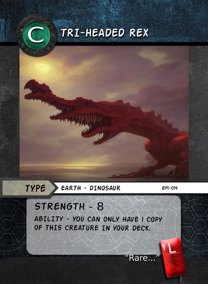 Tri-Headed Rex card image