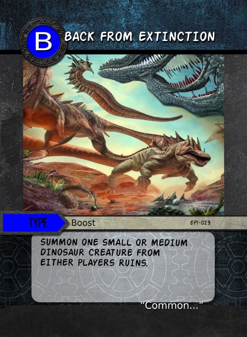 Back From Extinction card image