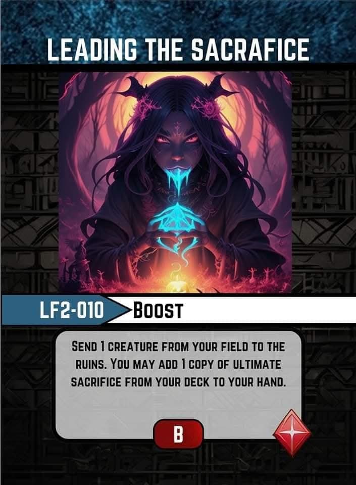Leading the Sacrifice card image