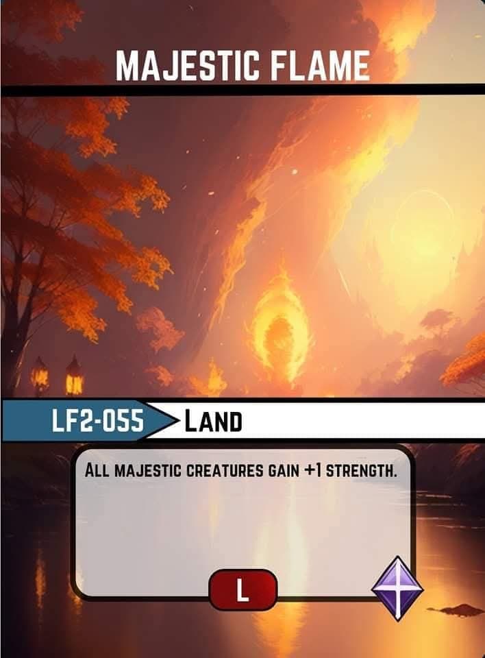 Majestic Flame card image