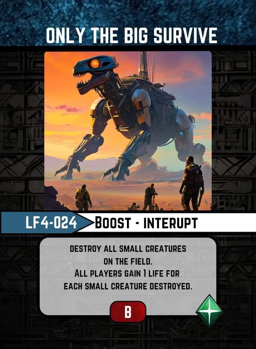 Only the Big Survive card image