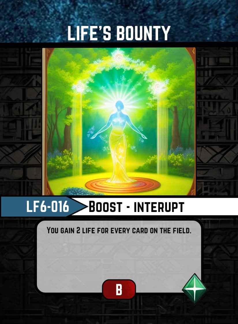 Life's Bounty card image