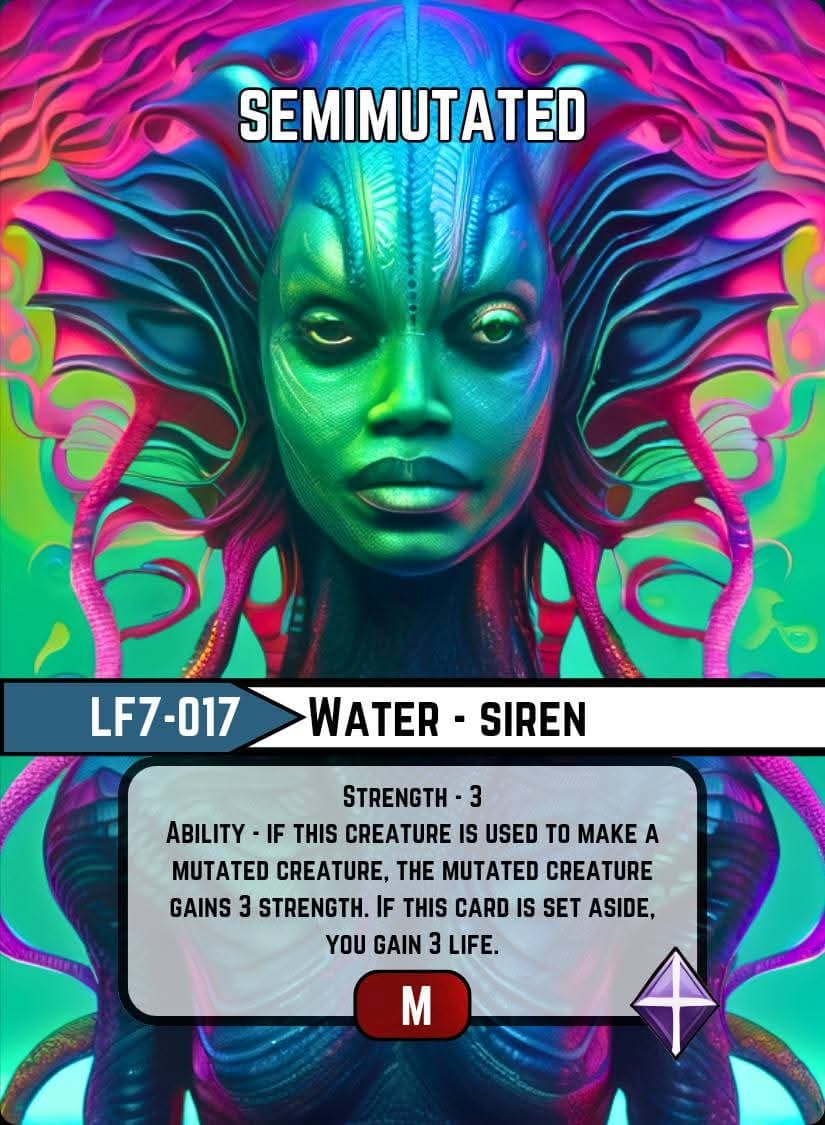 Semimitated card image