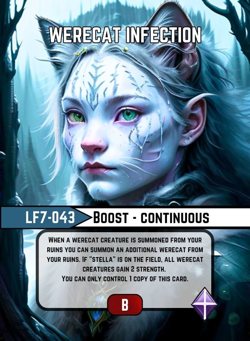 Werecat Infection card image
