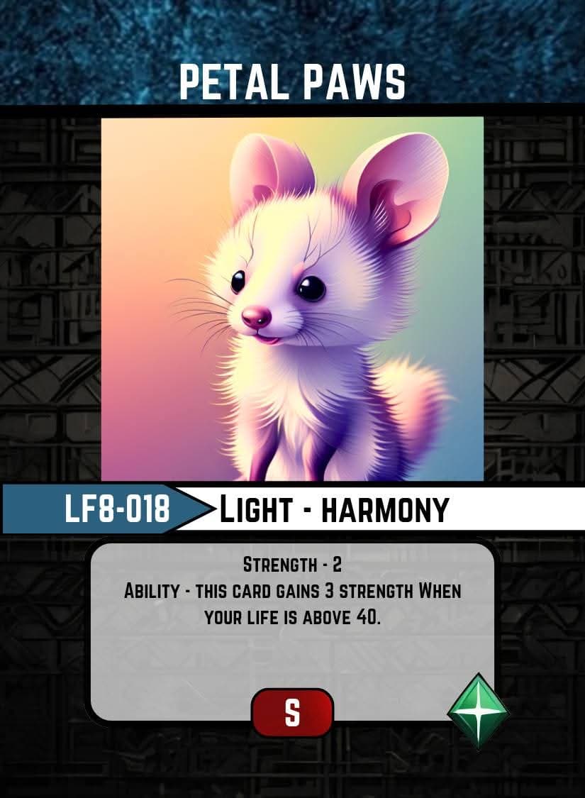 Petal Paws card image