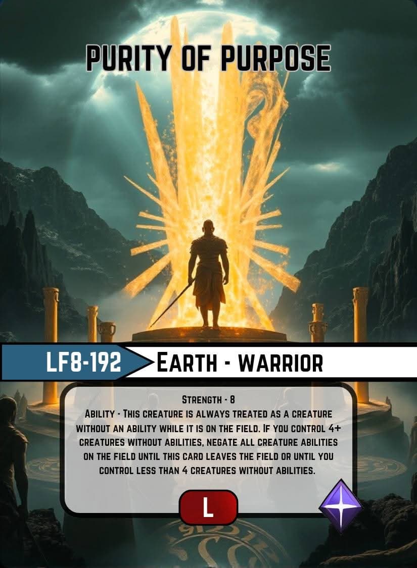 Purity of Purpose card image