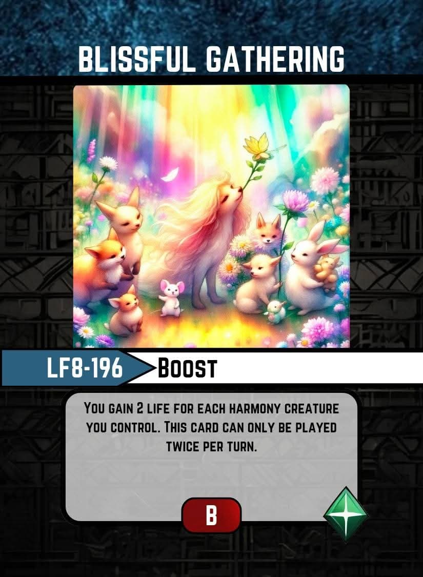 Blissful Gathering card image