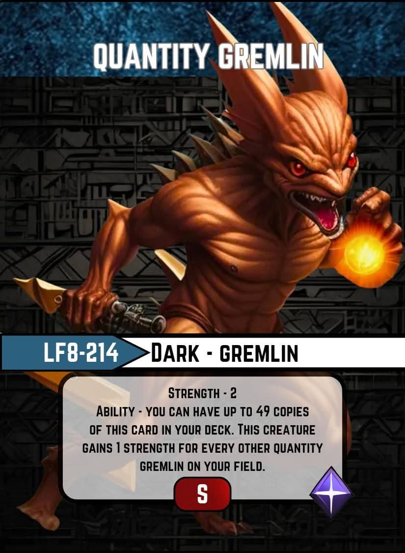 Quantity Gremlin card image
