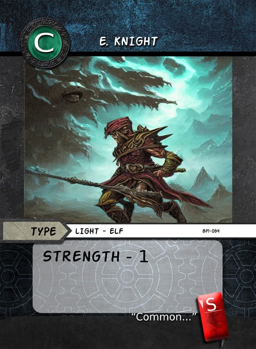 E. Knight card image