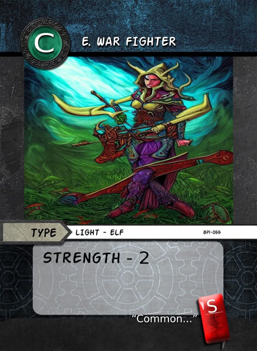 E. War Fighter card image