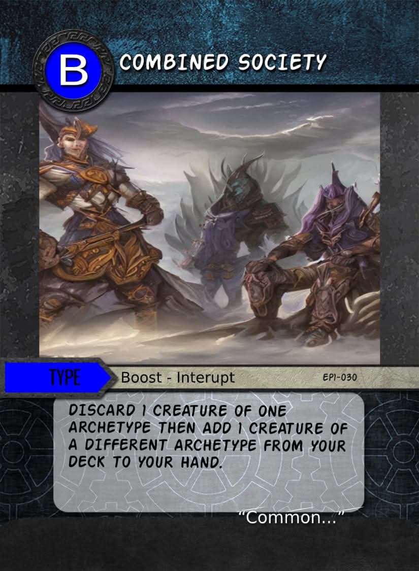 Combined Society card image