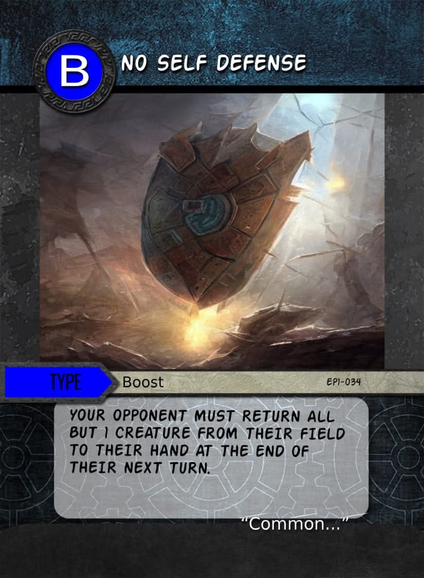 No Self Defense card image