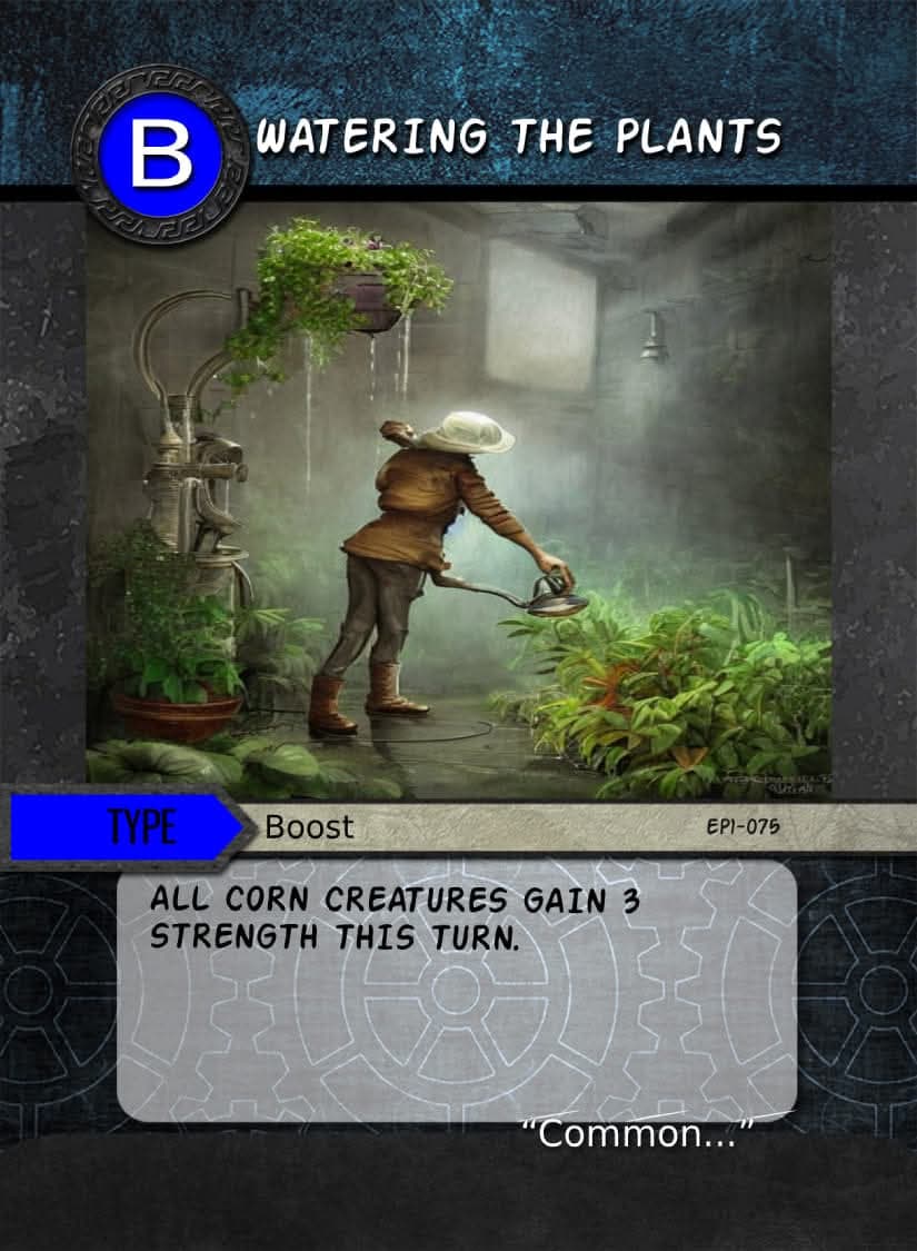Watering the Plants card image