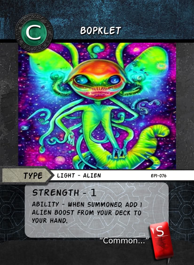 Bopklet card image