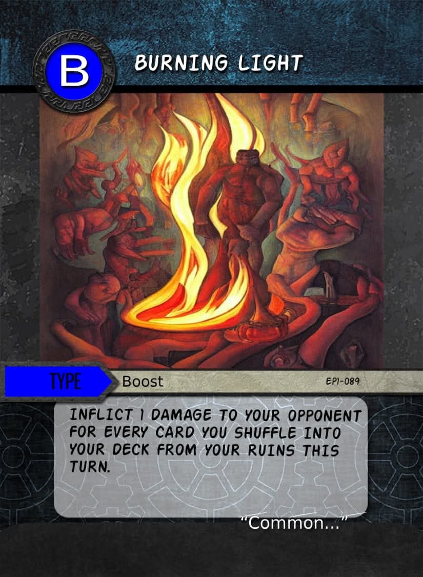 Burning Light card image