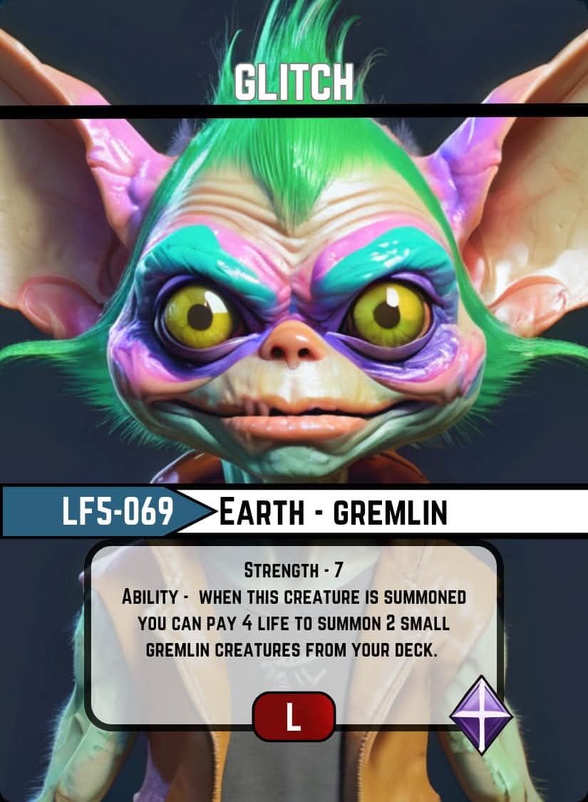 Glitch card image