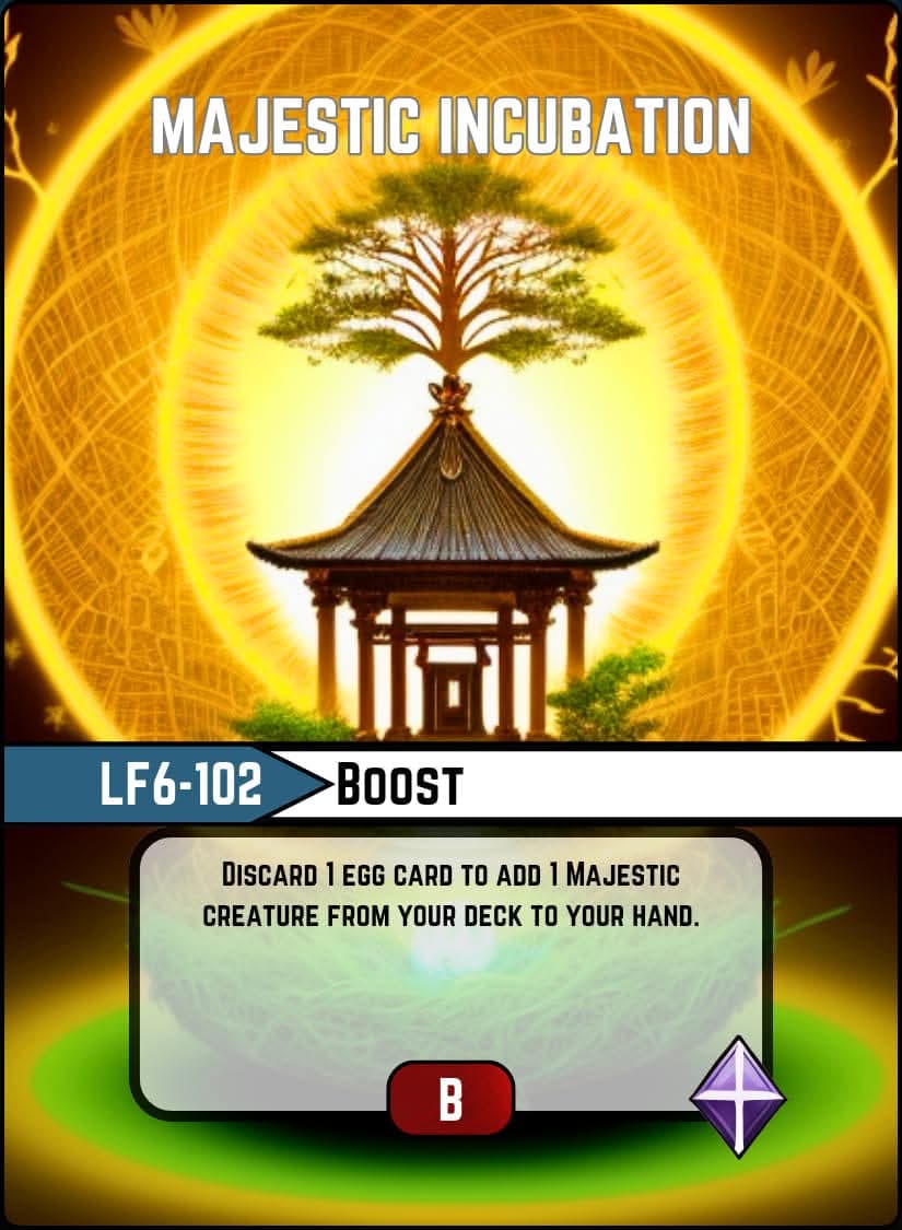 Majestic Incubation card image