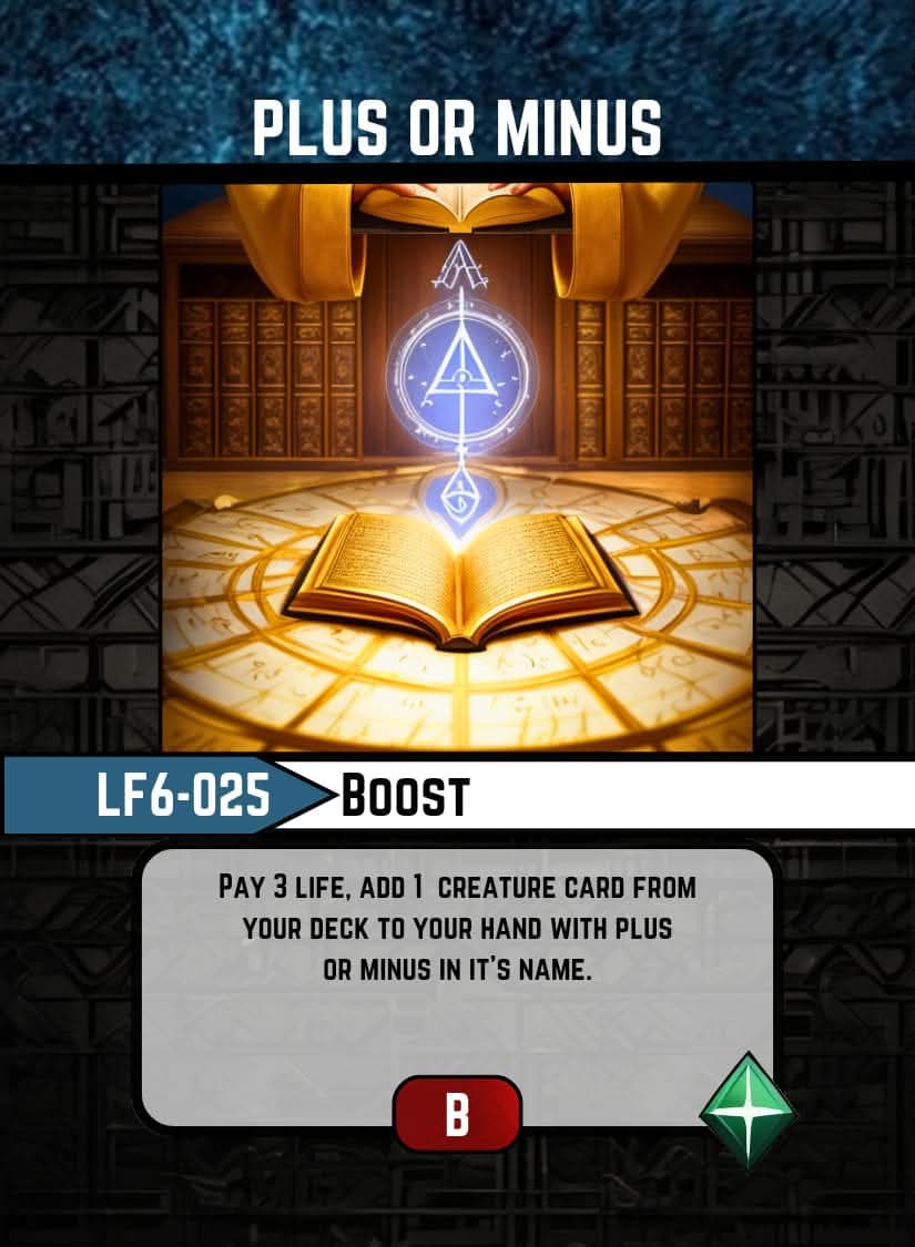 Plus or Minus card image