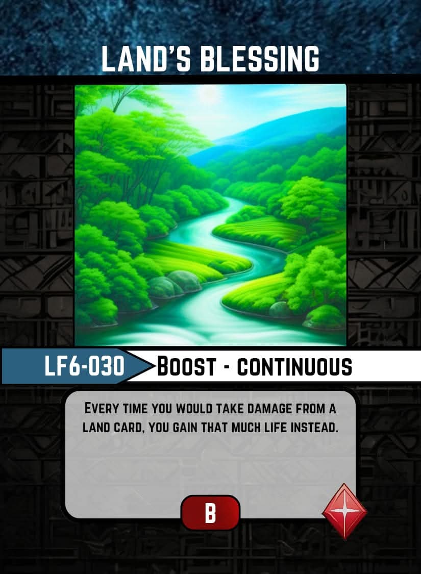Land's Blessing card image