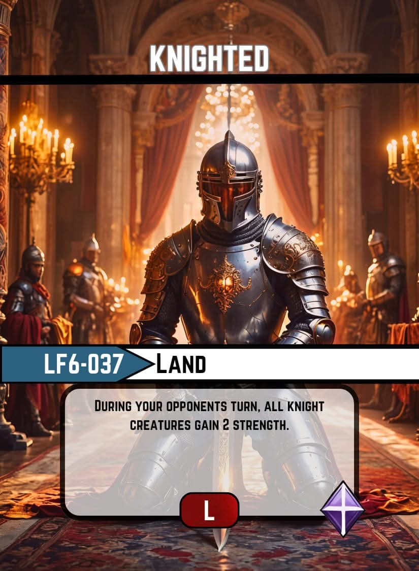 Knighted card image