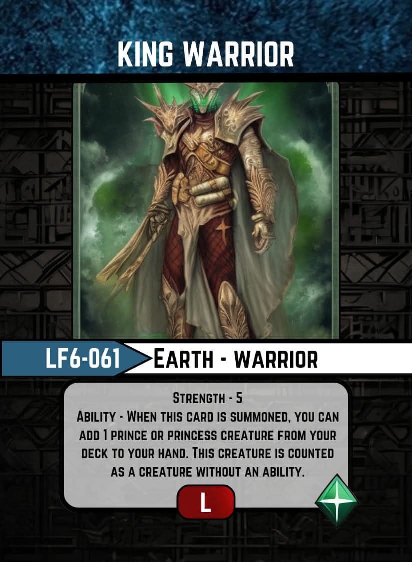 King Warrior card image