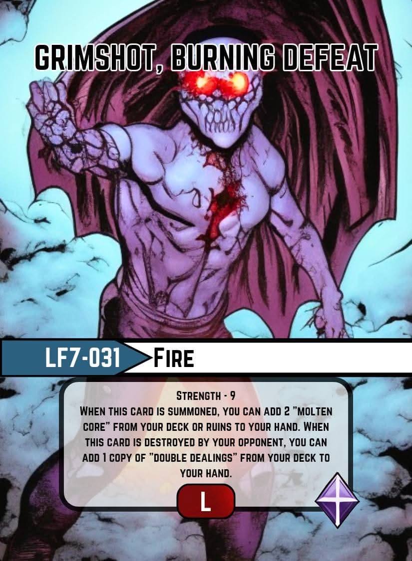 Grimshot, Burning Defeat card image