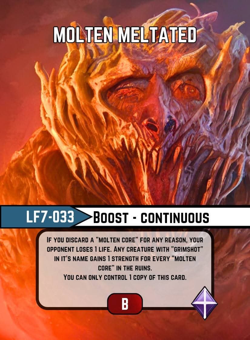 Molten Meltated card image