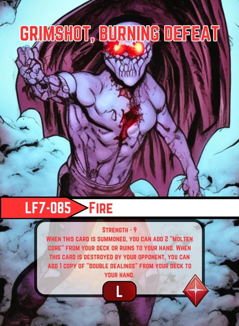 Grimshot, Burning Defeat card image