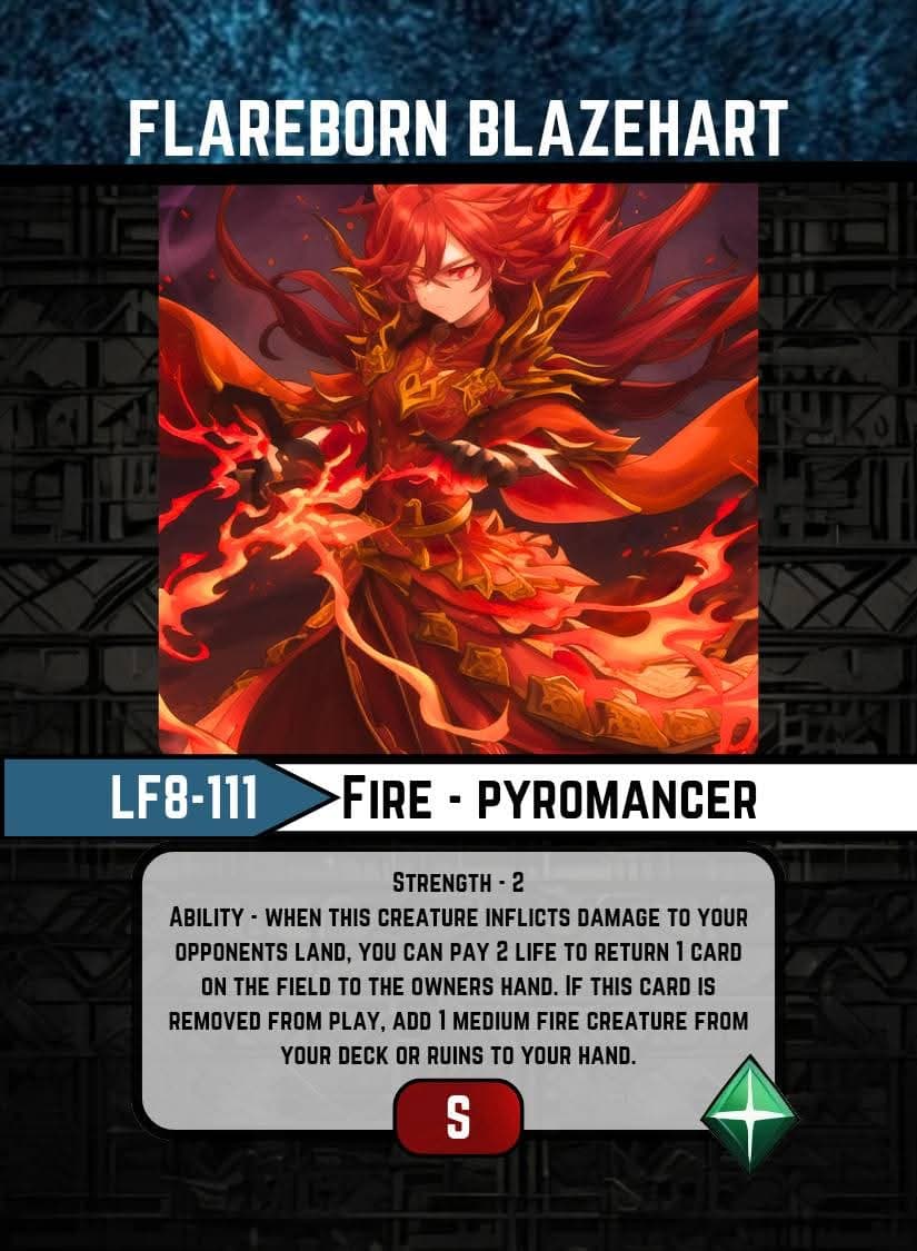 Flareborn Blazehart card image