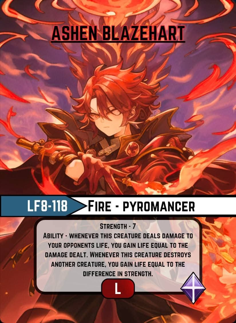 Ashen Blazehart card image