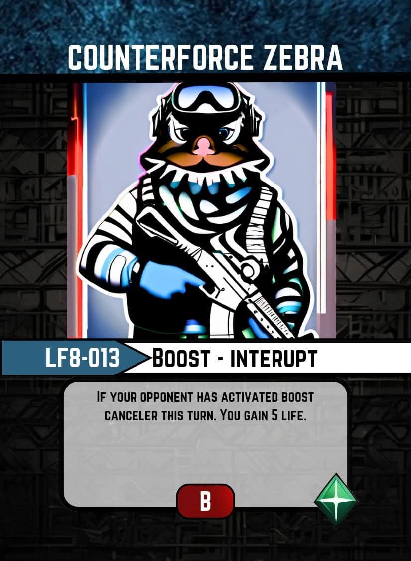 Counterforce Zebra card image