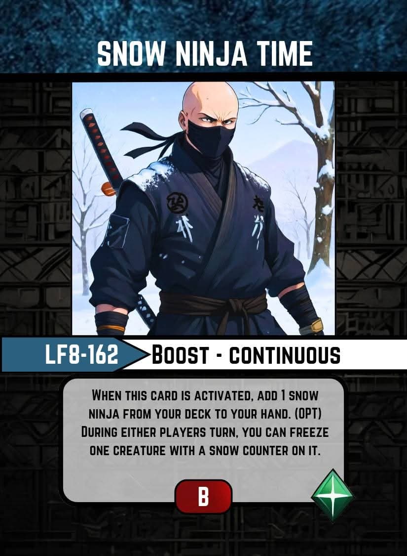 Snow Ninja Time card image