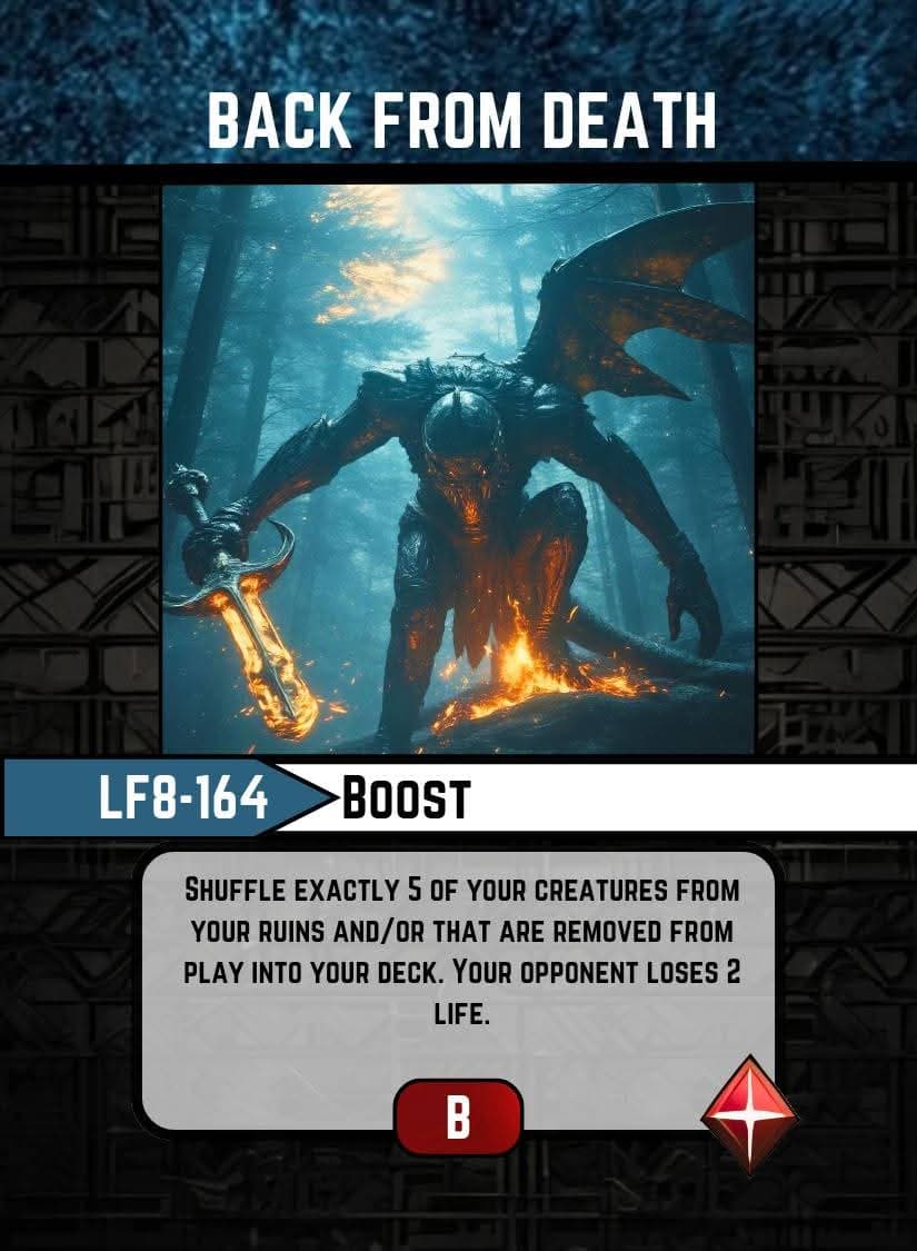 Back From Death card image