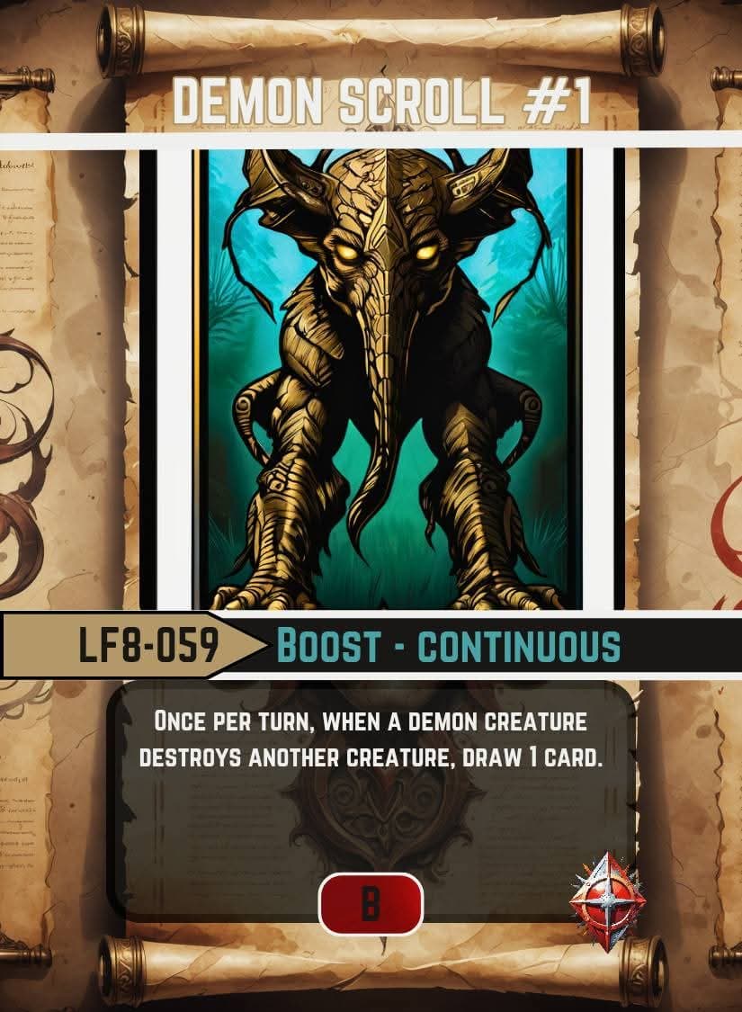 Demon Scroll #1 card image