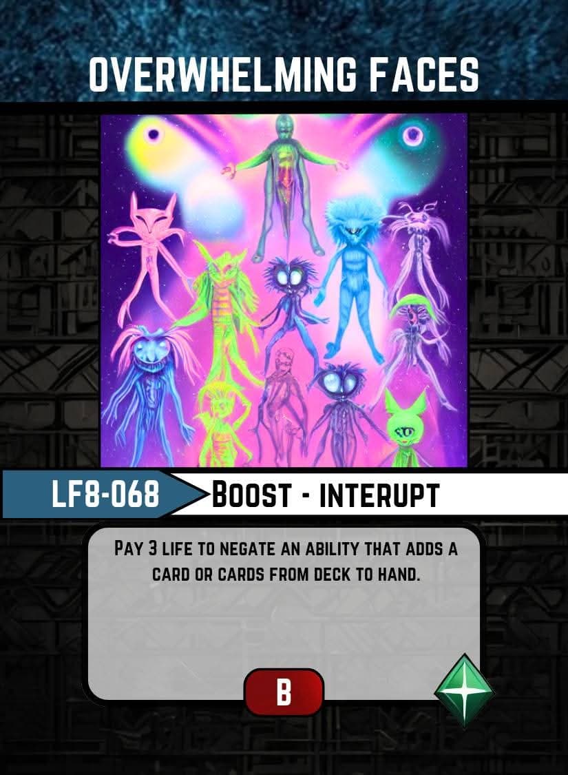 Overwhelming Faces card image